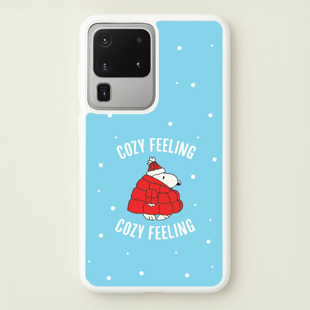 Cozy Feeling Cartoon Beagle Puffer Jacket Galaxy S20 Ultra Case