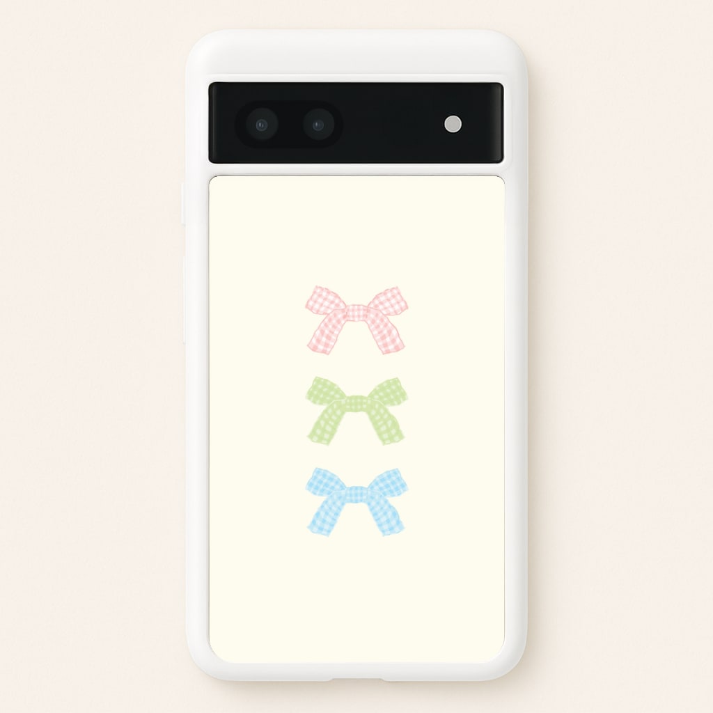 Gingham Tiered Ties Google Pixel 6a Case