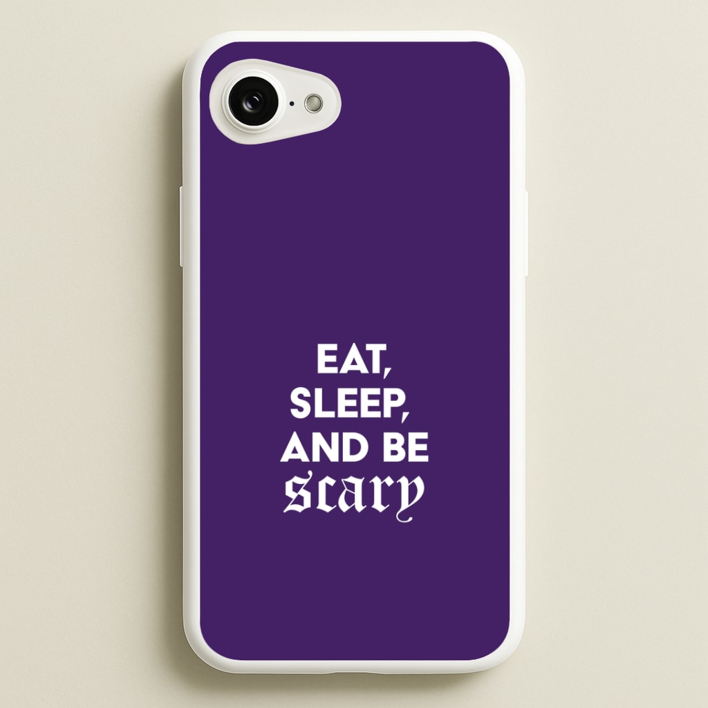 Eat, Sleep And Be Scary iPhone 16e Case
