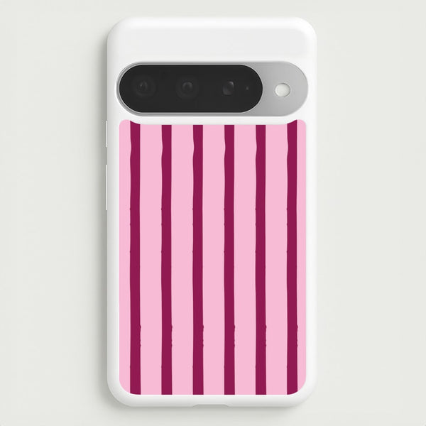 Strawberry Stripes Google Pixel 10 Pro XL Case