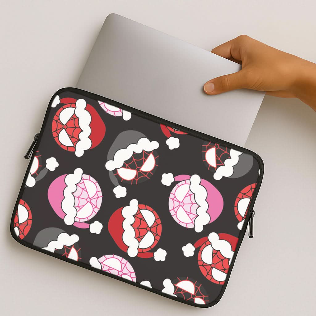 Spider Heroes Christmas Pattern MacBook Cover