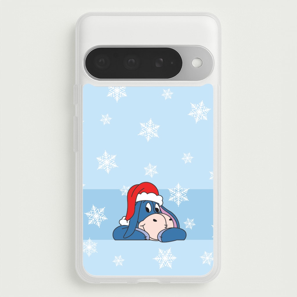 Cartoon Donkey Snowflakes Google Pixel 10 Pro XL Case