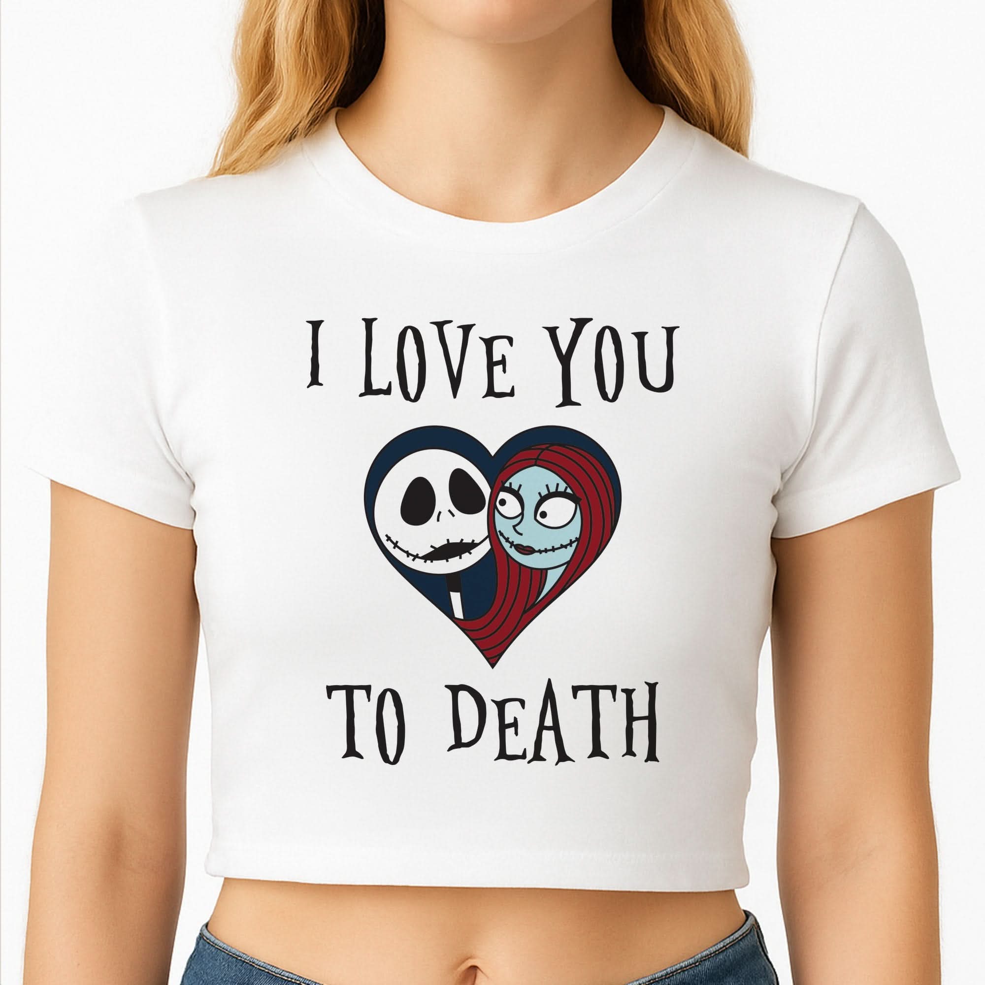 I Love You To Death Heart Crop Top
