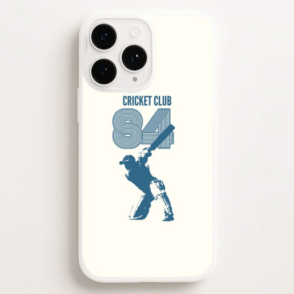 Cricket Club '84 Phone Case for Apple iPhone, Samsung Galaxy, Huawei and Google Pixel