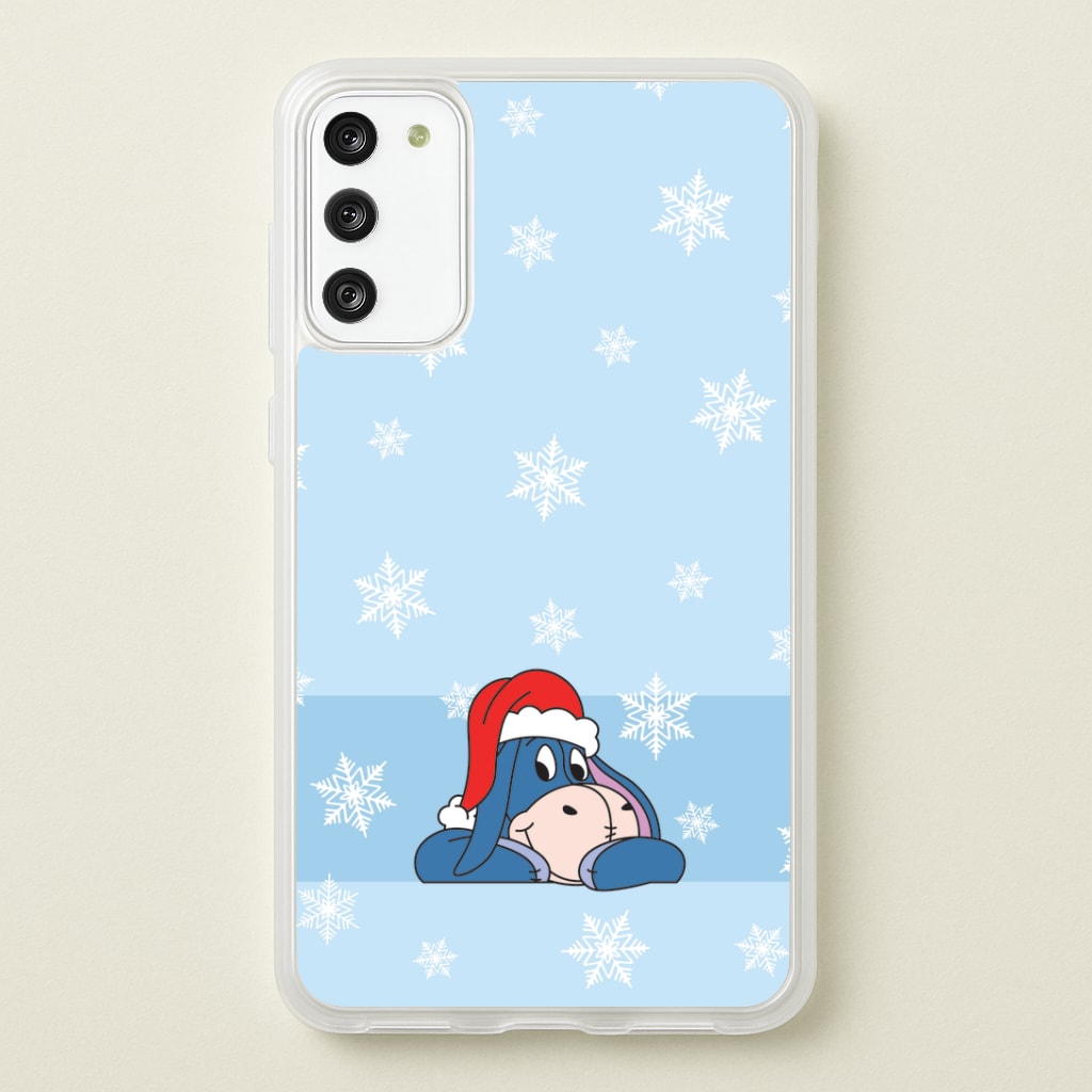 Cartoon Donkey Snowflakes Galaxy S20 Case