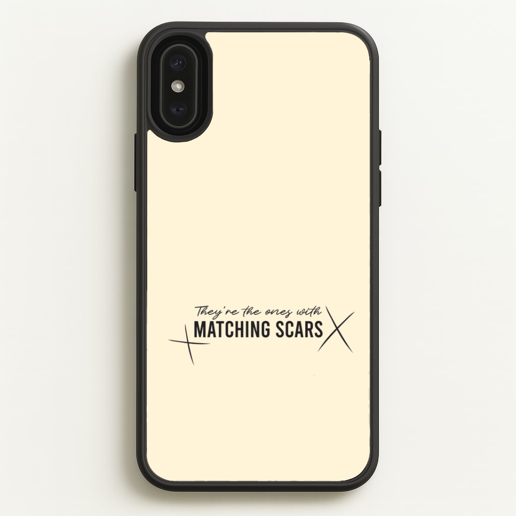 Matching Scars iPhone XS Max Case