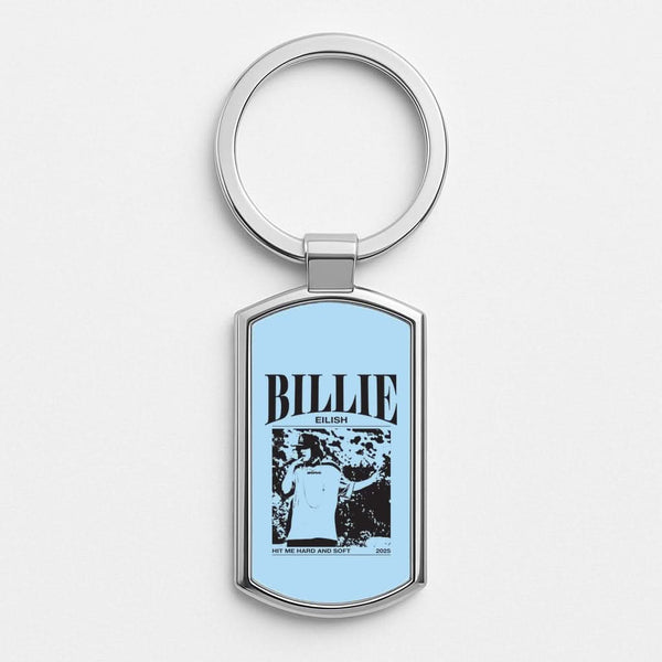 HMHAS Red Silver Metal Keyring