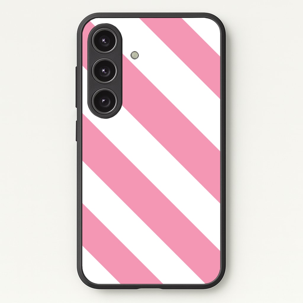 Candy Cane Stripes Galaxy S25 Case