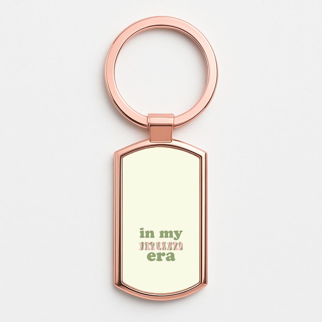 In My Mum Era Rose Gold Keyring