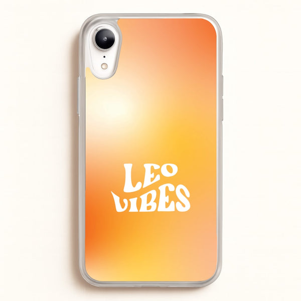 Leo Vibes Gradient Zodiac iPhone XR Case