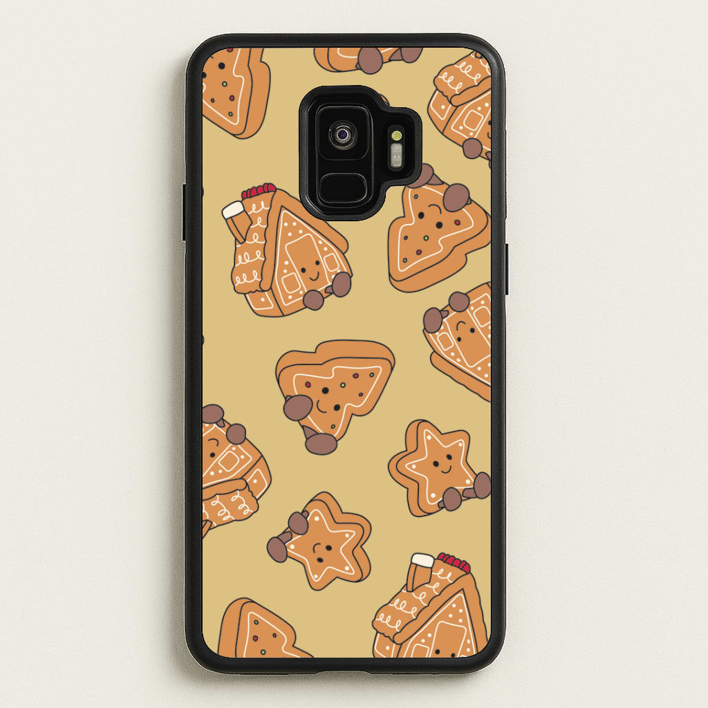 Gingerbread Plushies Pattern Galaxy S9 Case