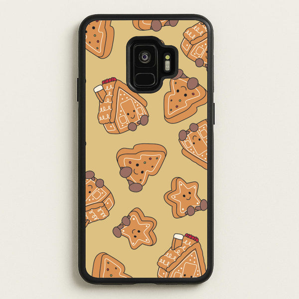 Gingerbread Plushies Pattern Galaxy S9 Case