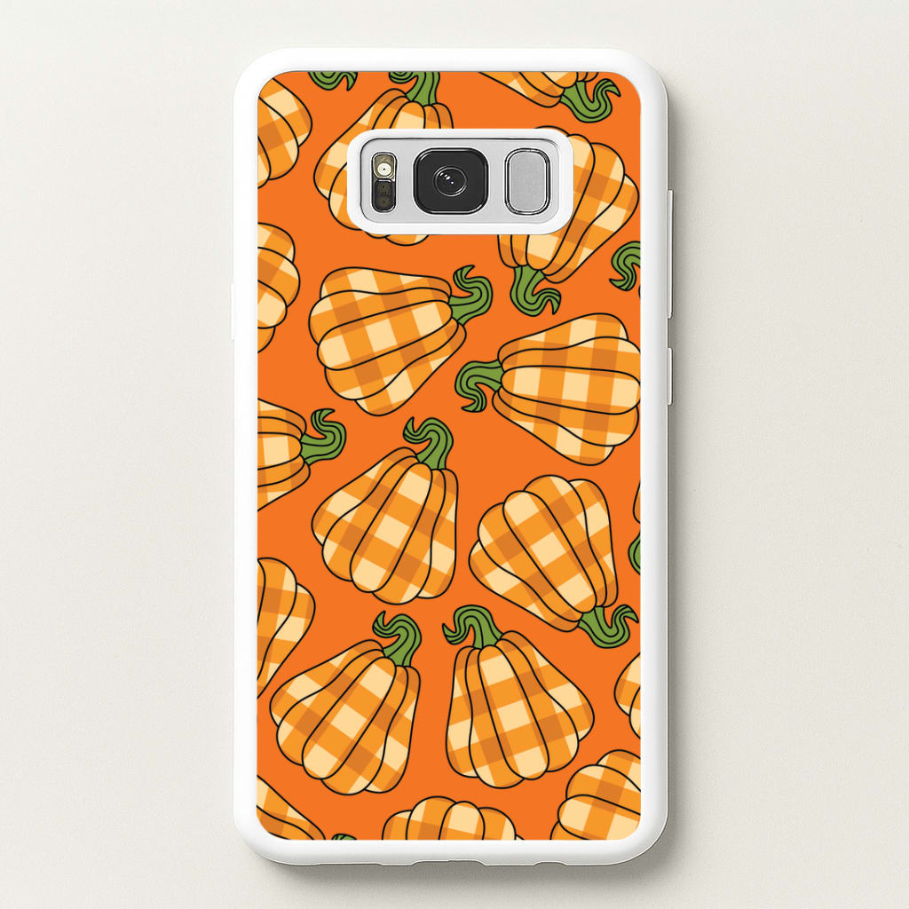 Tartan Pumpkins Pattern Galaxy S8 Case