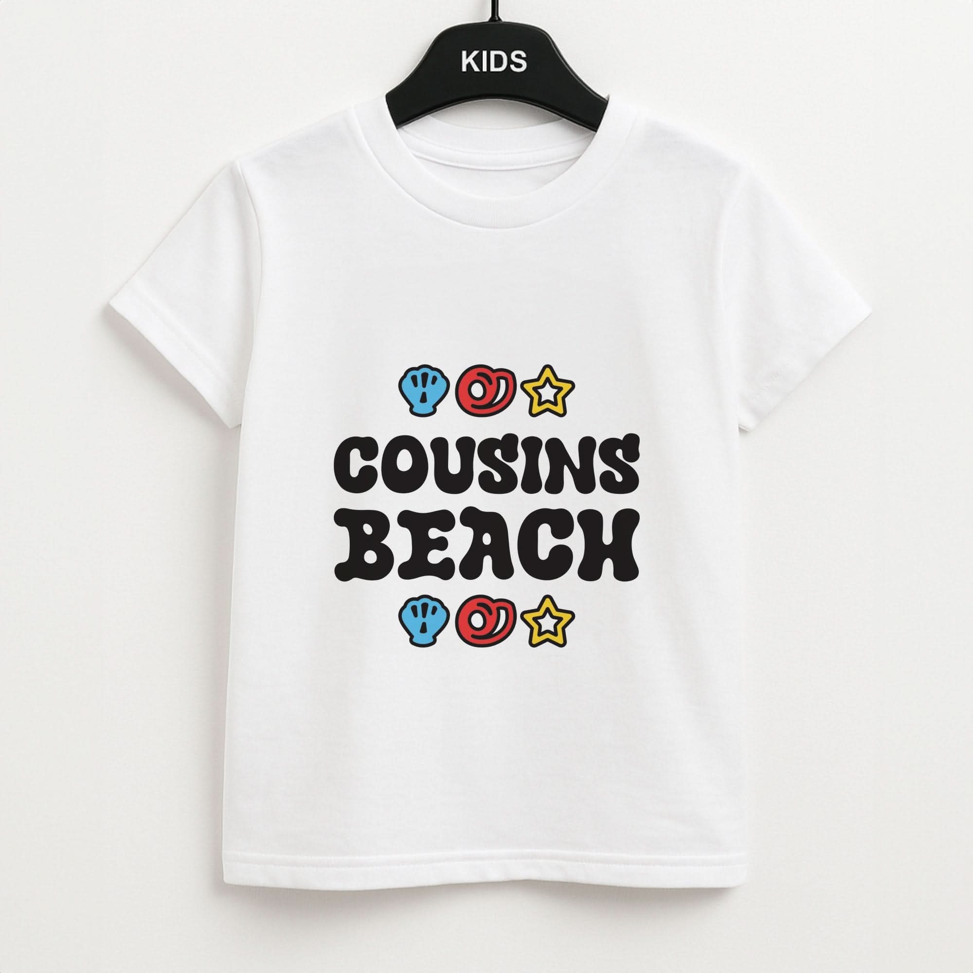 Cartoon Cousins Beach Kids Unisex T-Shirt