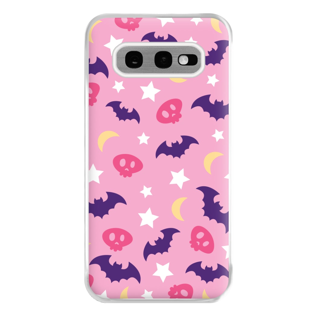 Skull, Bats And Stars Pattern Galaxy S10e Case