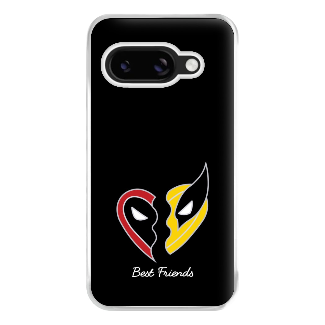 Superhero Best Friends Locket Google Pixel 9a Case