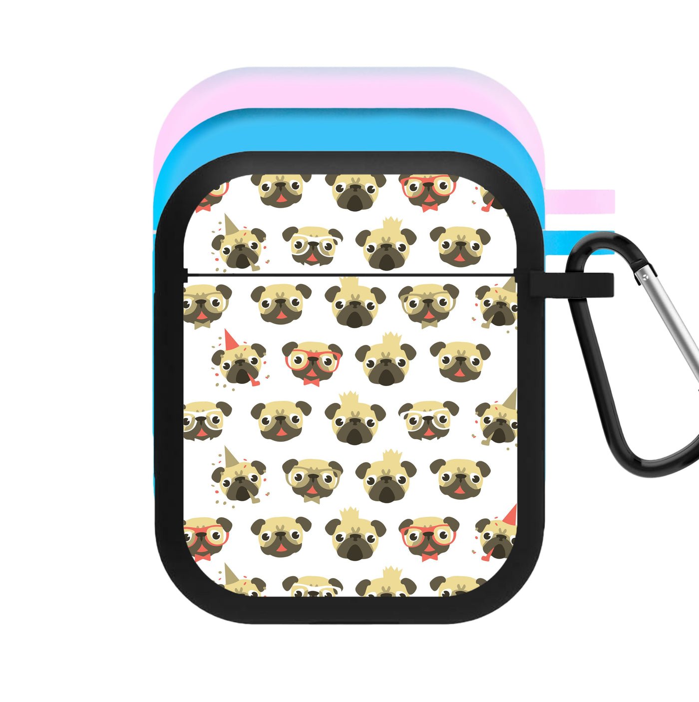 Pug Life - Pug Pattern AirPods Case