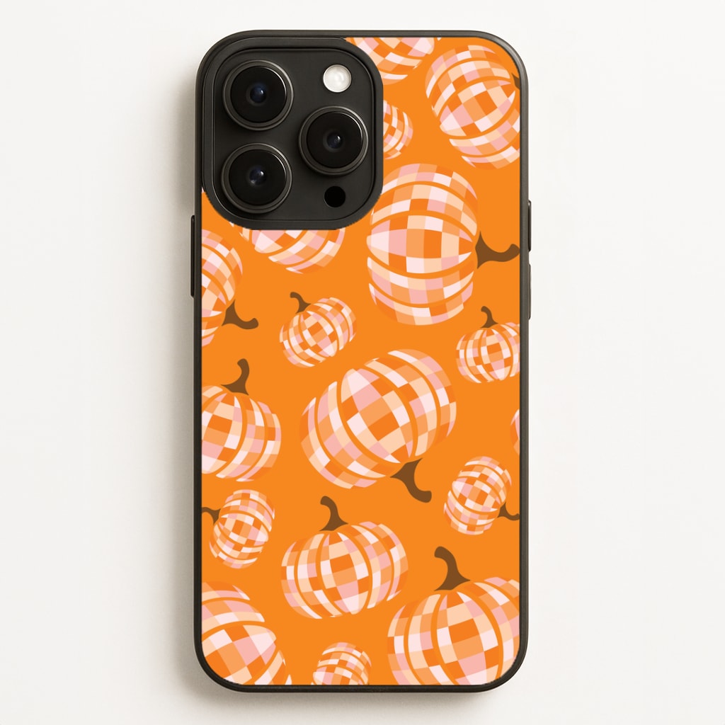 Disco Pumpkins Pattern iPhone 12 Pro Max Case