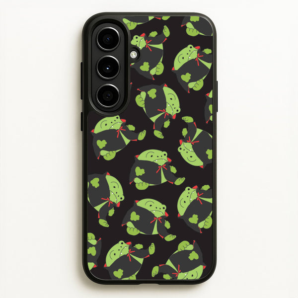 Vampire Frog Pattern - Halloween Galaxy A56 Case