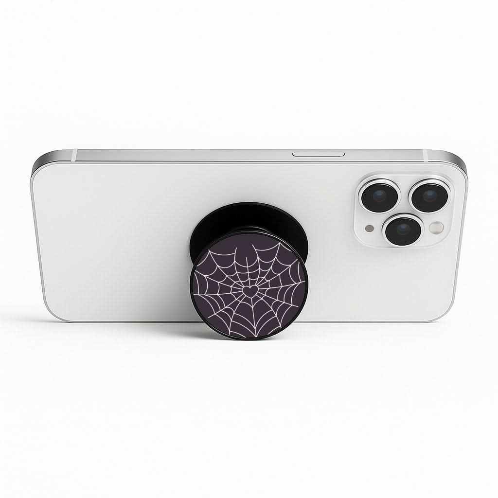 Spiderweb Hearts I Phone Stand