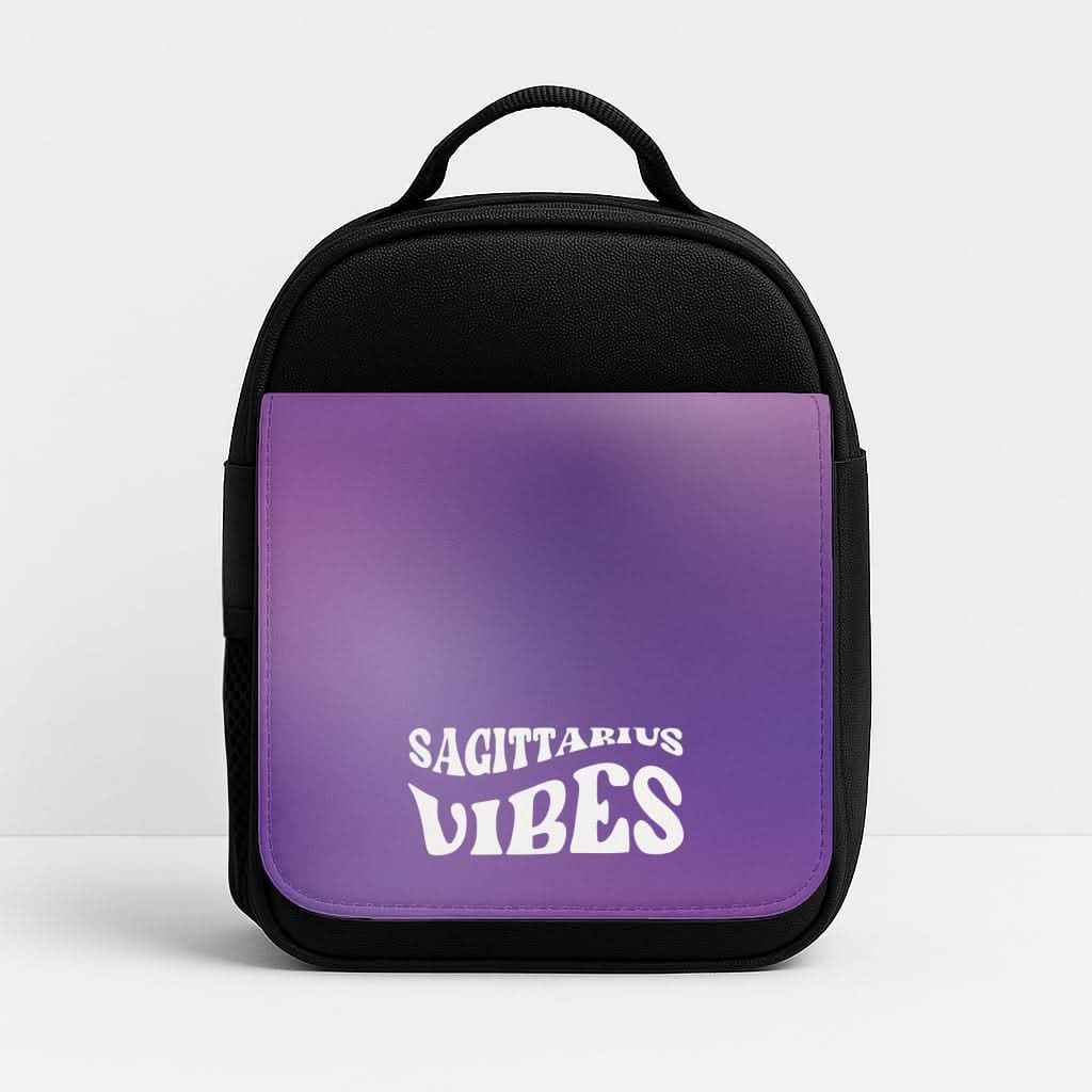 Sagittarius Vibes Gradient Zodiac Insulated Lunch Bag
