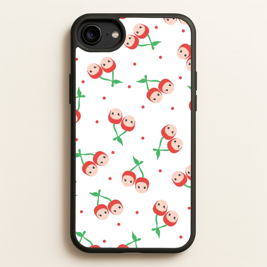 Cherry Angels Pattern iPhone 6 / 7 / 8 / SE Case