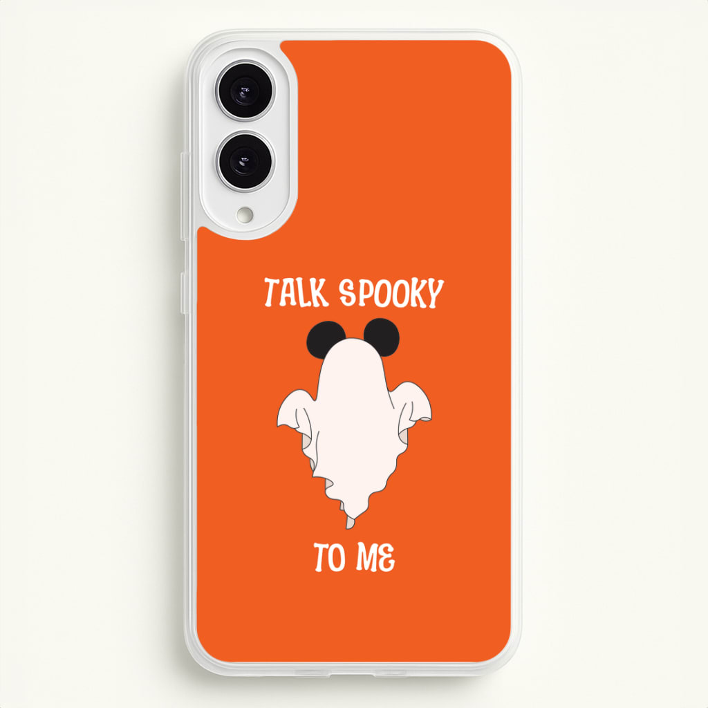 Talk Spooky To Me Mouse Ghost Galaxy S25 Edge Case