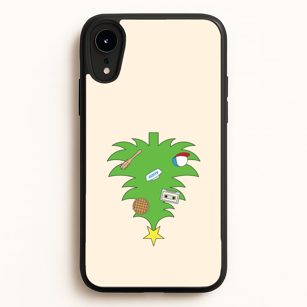 Upside Down Christmas Tree iPhone XR Case