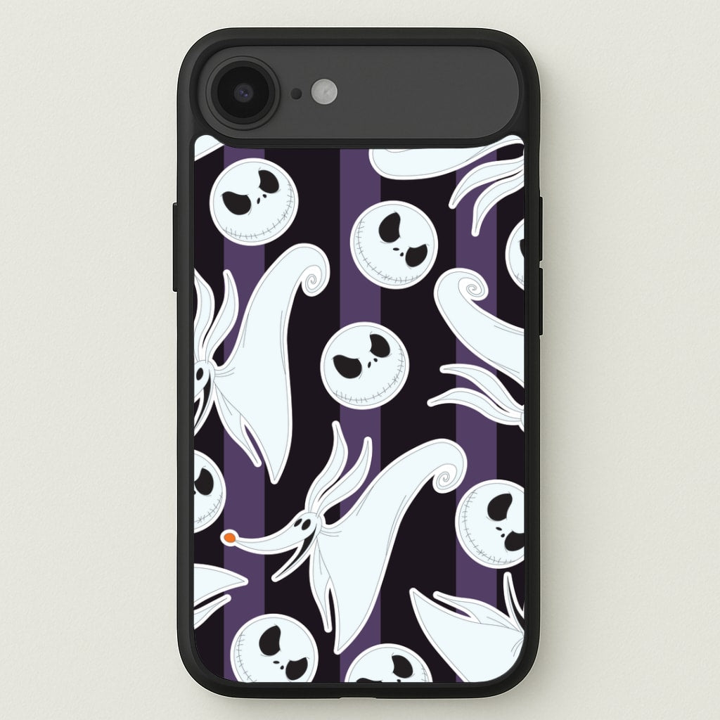 Skeleton Dog And Face Pattern iPhone 17 Air Case