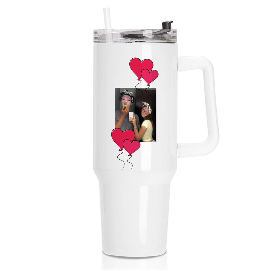 Heart Balloons - Personalised Couples Tumbler