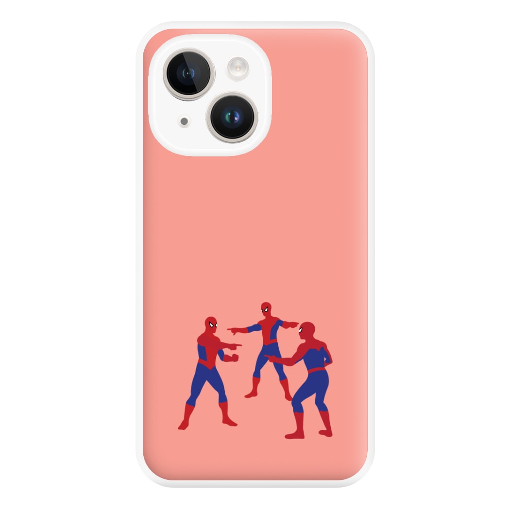 Spider Hero Pointing Meme iPhone 14 Plus Case