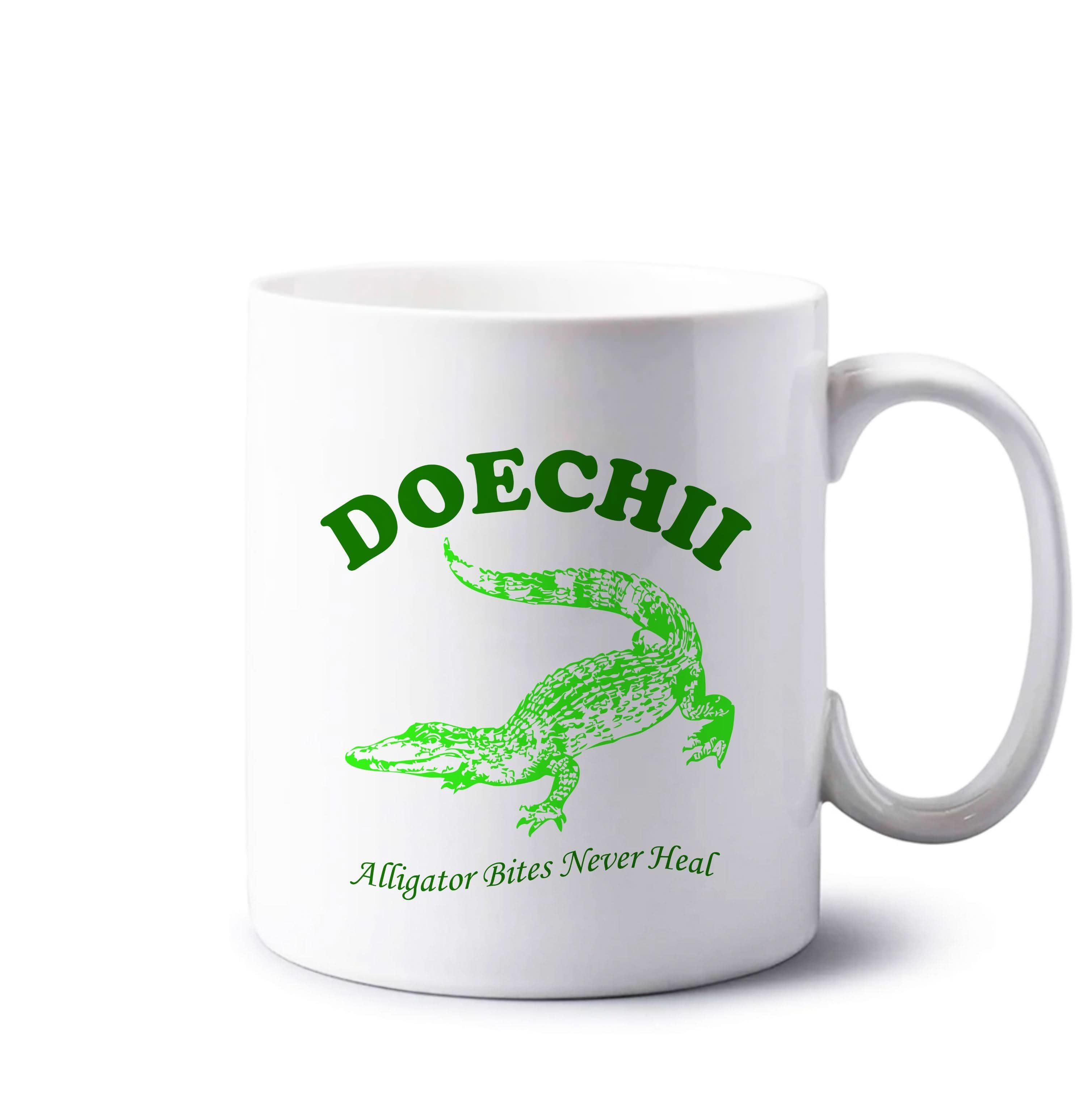 Alligator Bites Never Heal Collage Mug