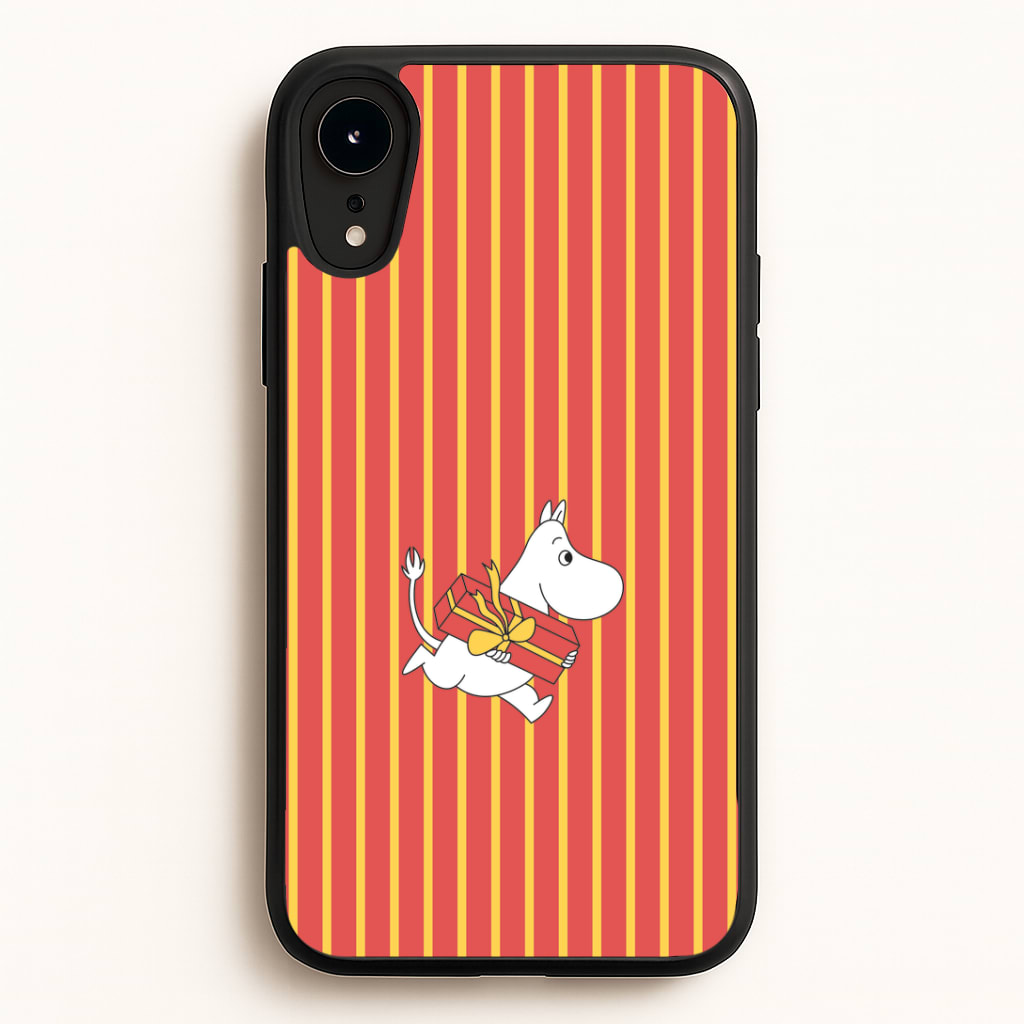 Red Present Moom iPhone XR Case