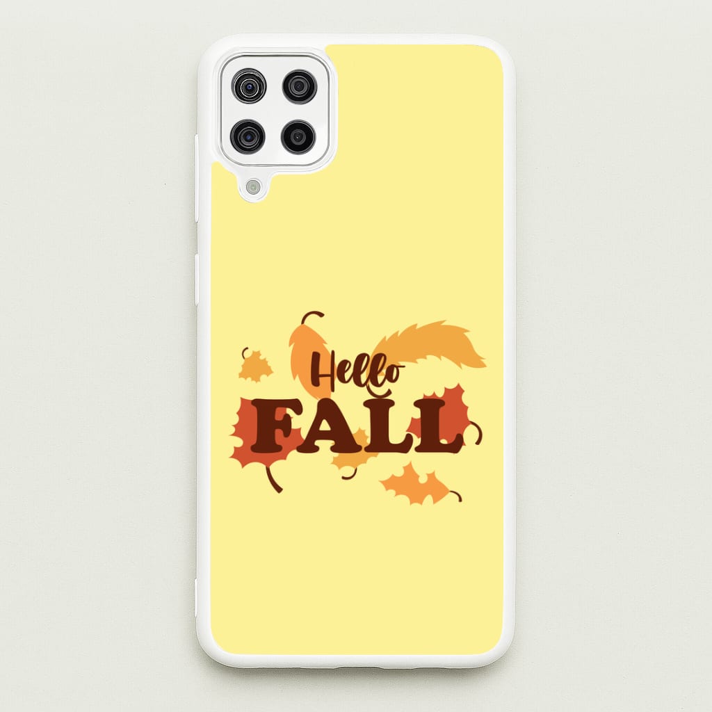 Hello Fall Galaxy A12 Case