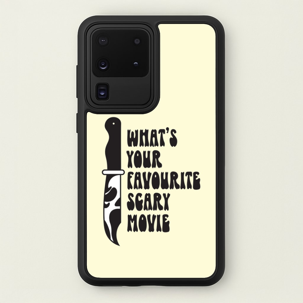What's Your Favourite Scary Movie Trippy Galaxy S20 Ultra Case
