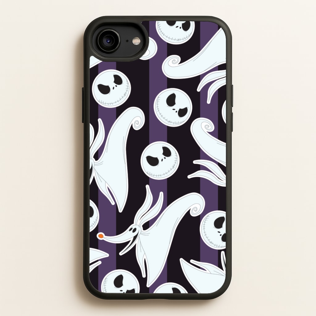 Skeleton Dog And Face Pattern iPhone 6 / 7 / 8 / SE Case