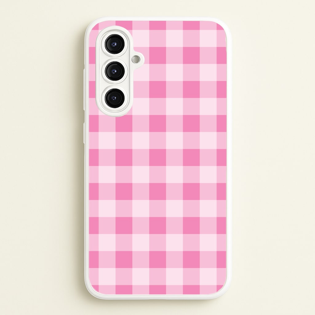 Strawberry Gingham Galaxy A16 Case