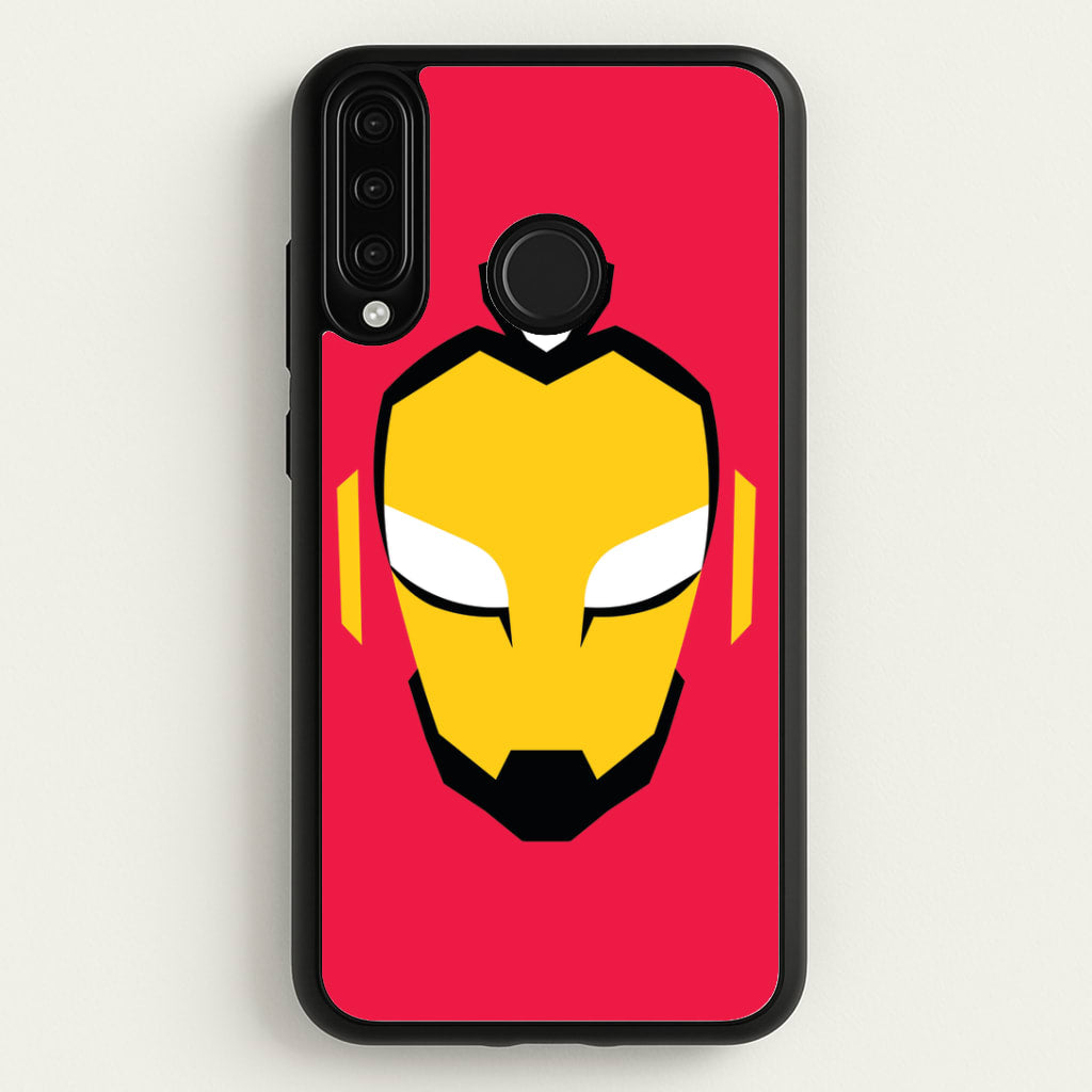 Metal Heart Hero Face Huawei P30 Lite Case