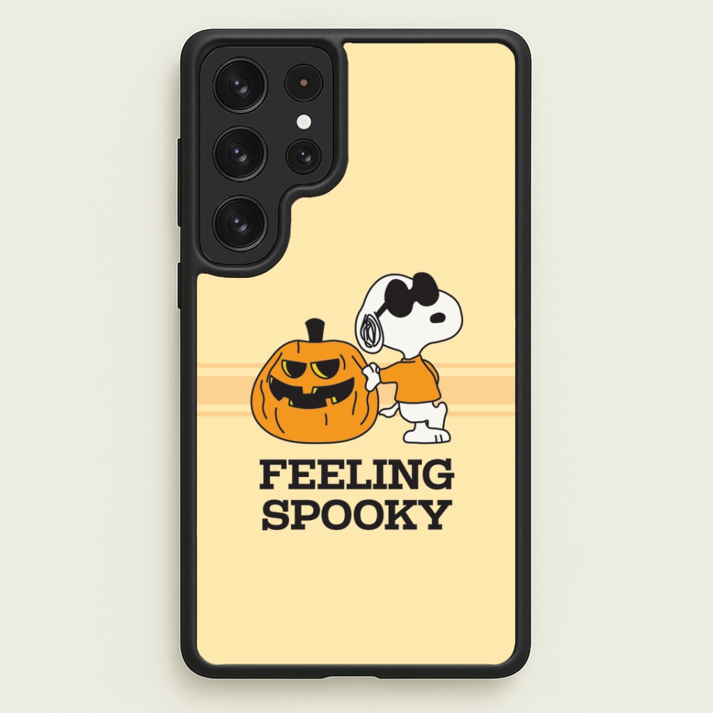 Feeling Spooky Cartoon Beagle Galaxy S22 Ultra Case