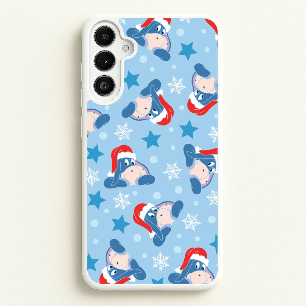 Cartoon Donkey Stars Pattern Galaxy A36 Case