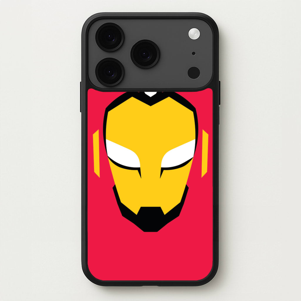 Metal Heart Hero Face iPhone 17 Pro Max Case