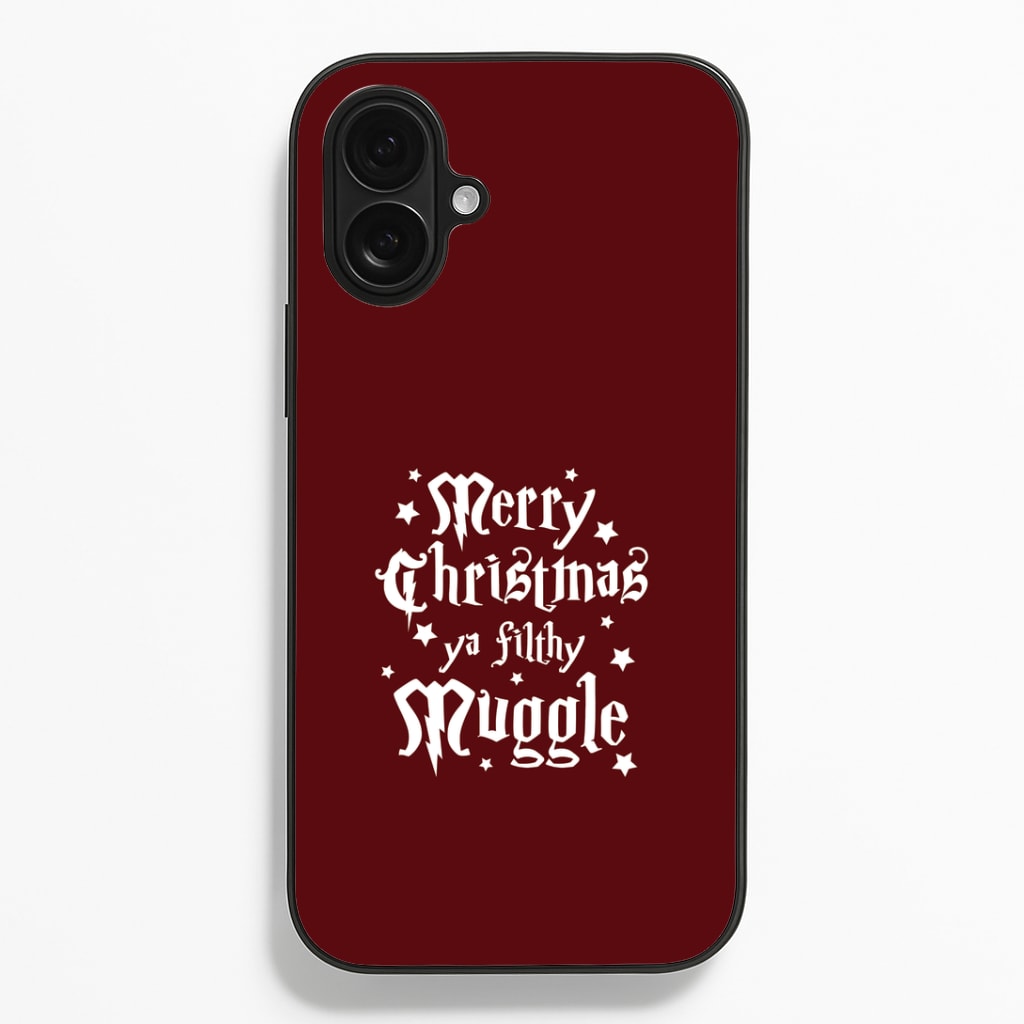 Merry Christmas You Filthy Muggle iPhone 16 Plus Case