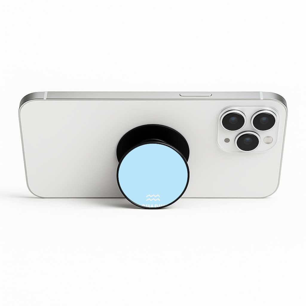 Aquarius Pastel Zodiac Phone Stand