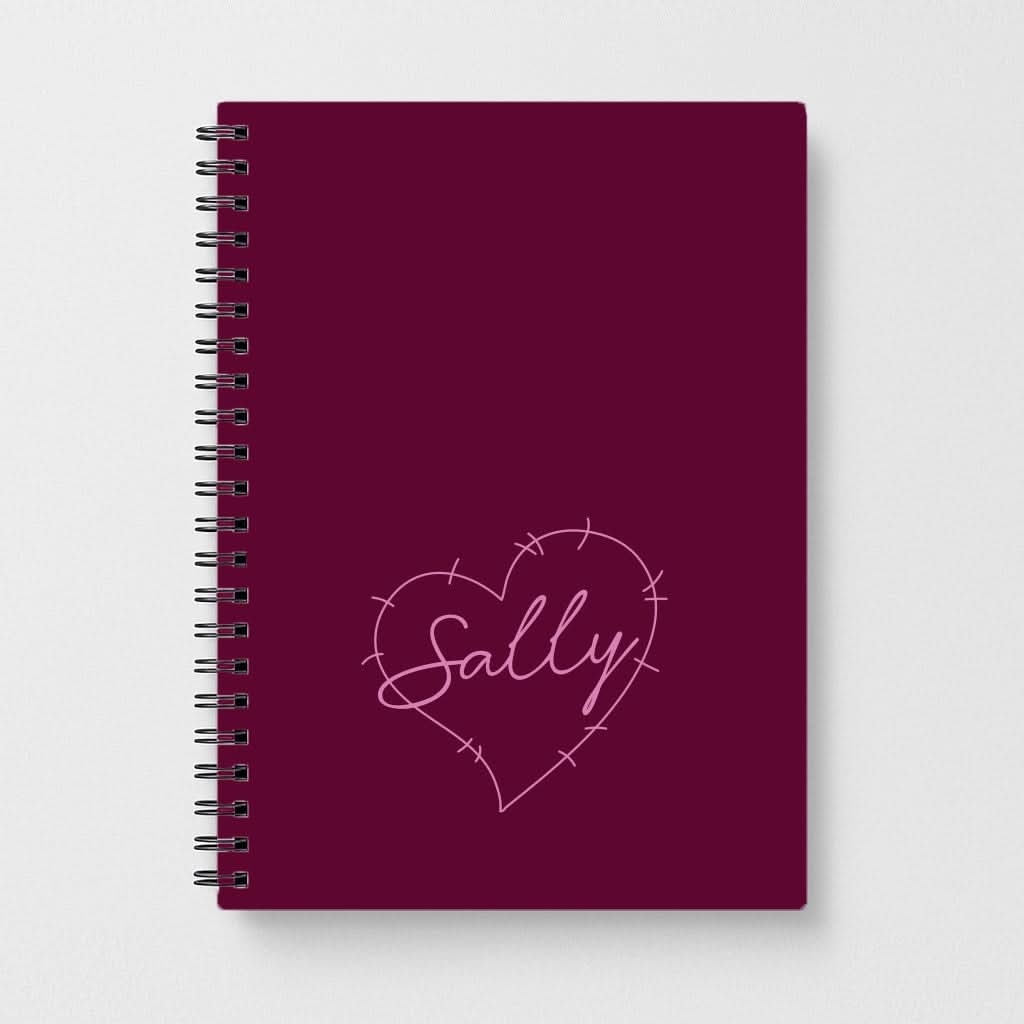 Stitched Heart Sally Notebook
