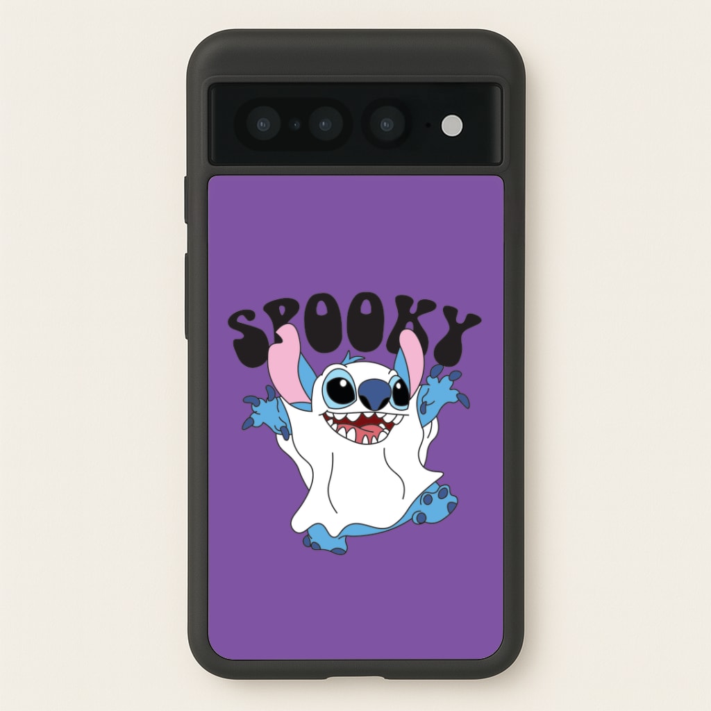 Spooky Cute Blue Alien Google Pixel 7 Pro Case