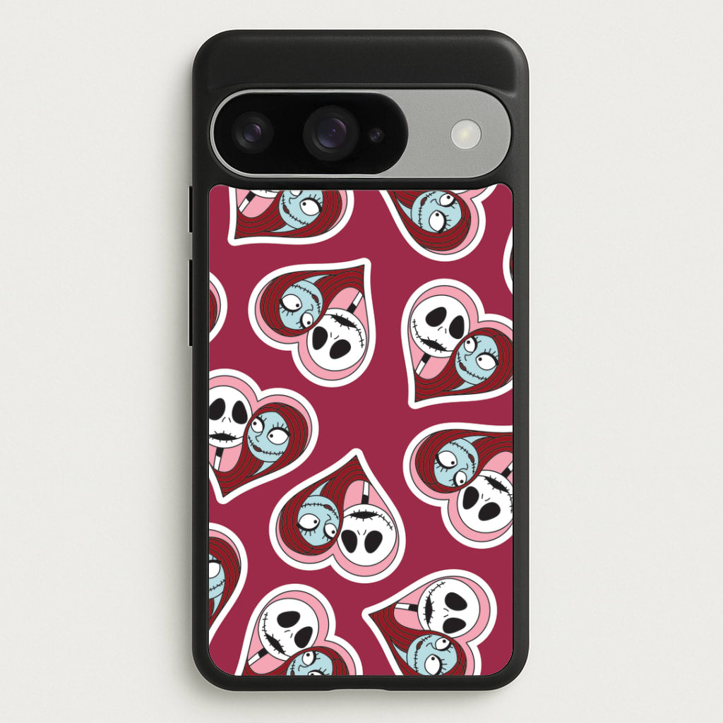 J And S Heart Pattern Google Pixel 10 / 10 Pro Case