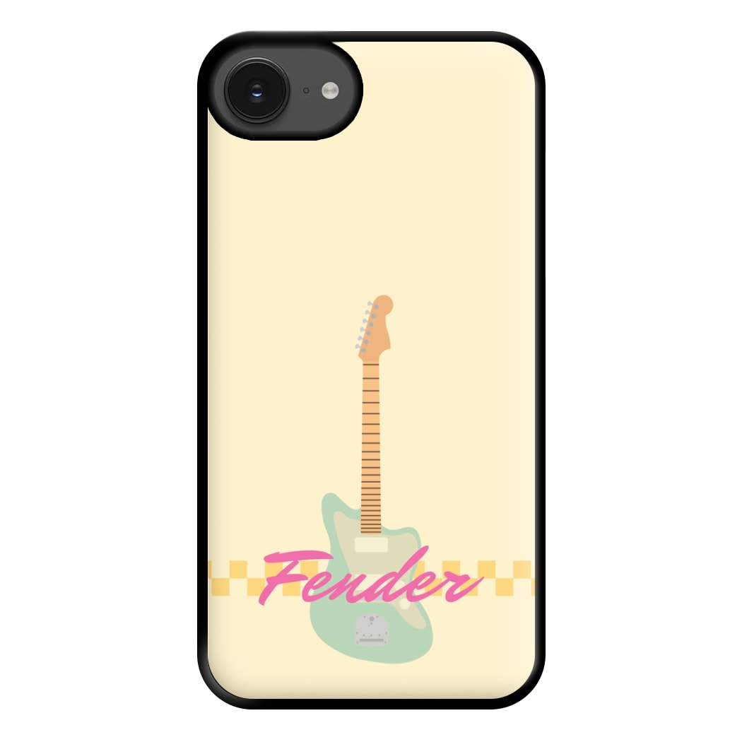 Blue Guitar Fender iPhone 16e Case