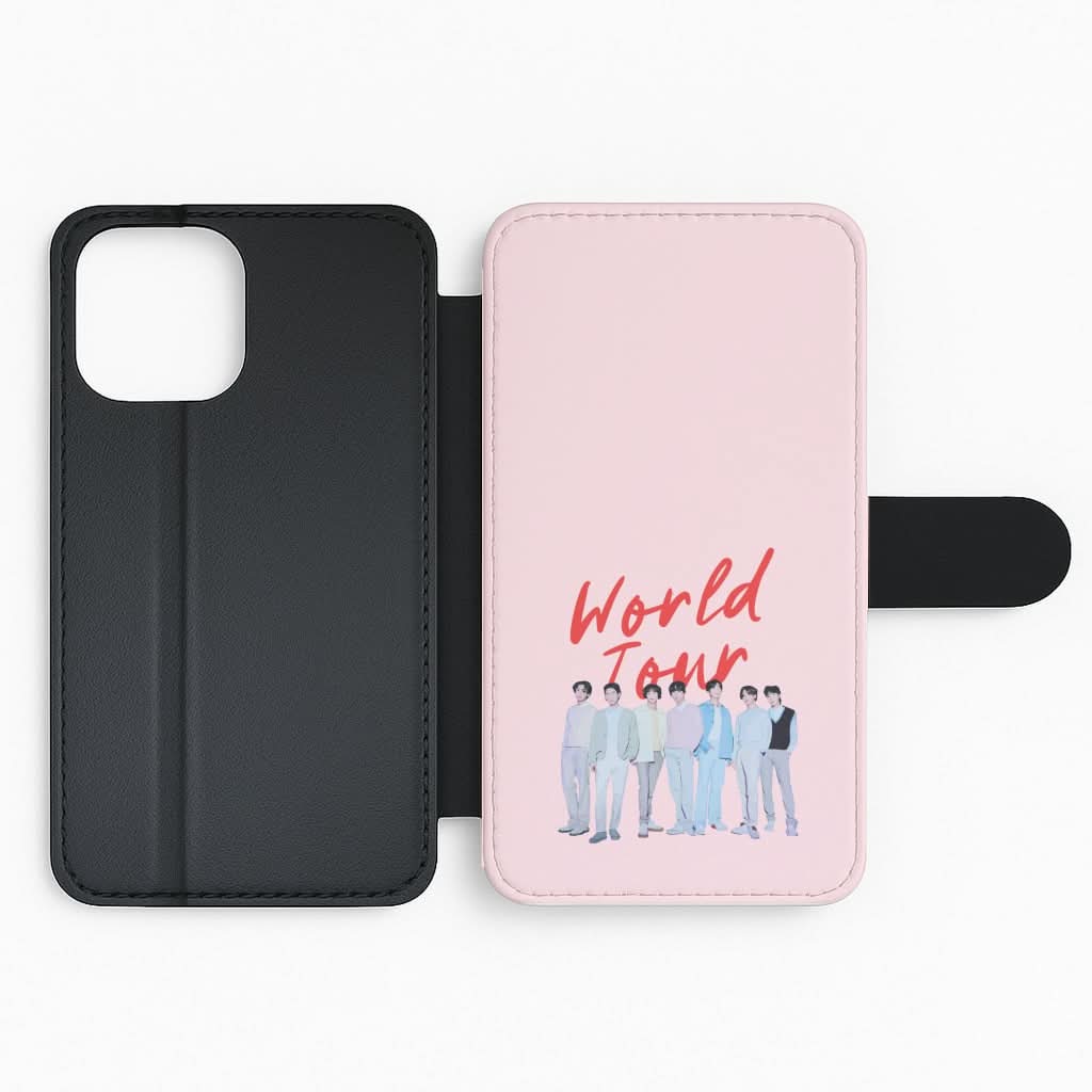 K-Pop Band Pastel Tour Flip Phone Case