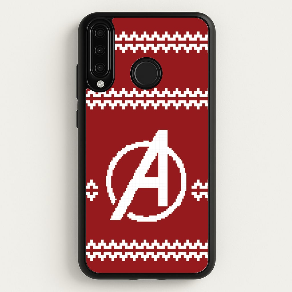 Superhero Team Red Christmas Jumper Huawei P30 Lite Case