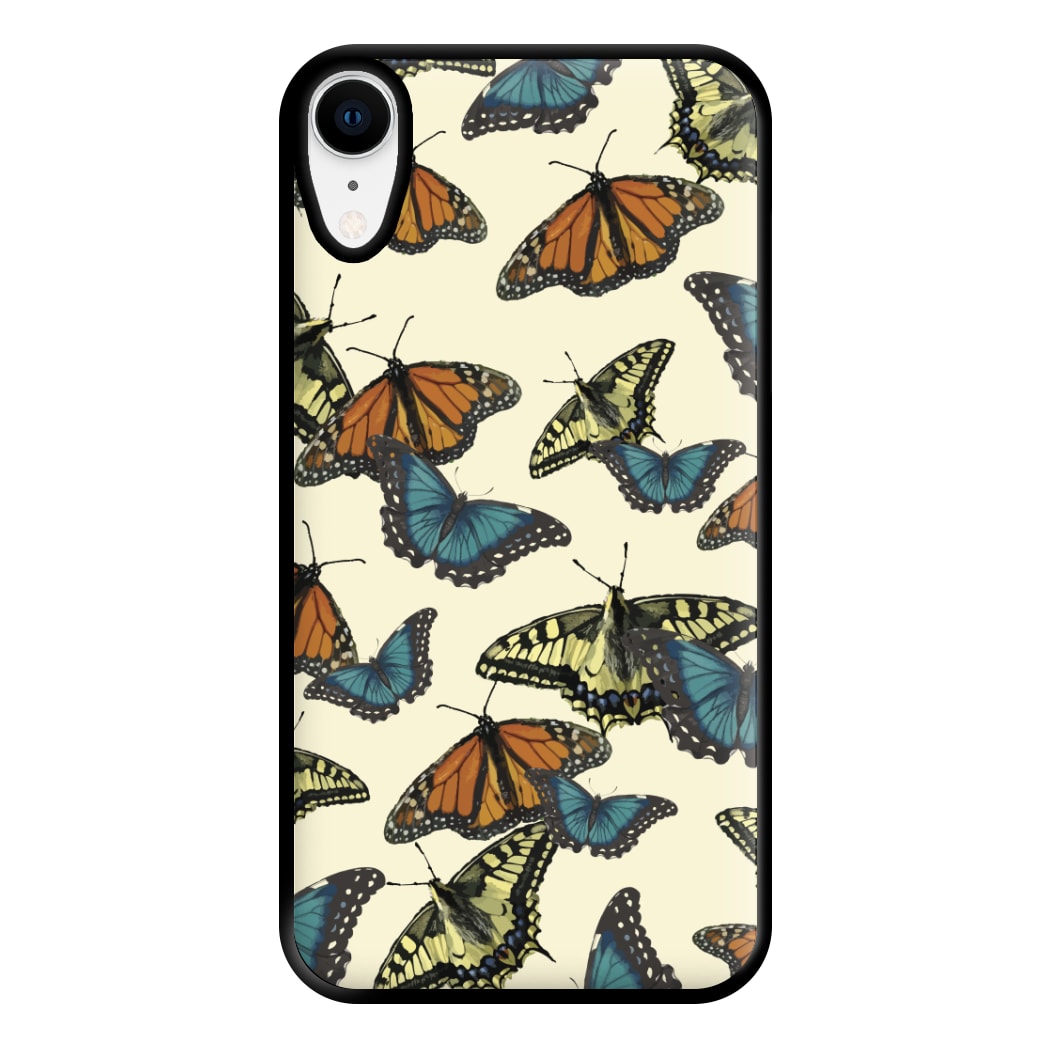Butterfly Assortment Pattern iPhone XR Case